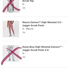 FIGS MAUVE HIGH WAISTED JOGGERS